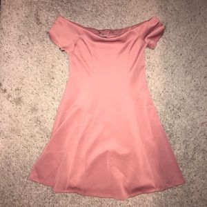 Forever 21 Pink Off the Shoulder Dress NWT